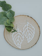 Load image into Gallery viewer, Curved Leaf Earrings
