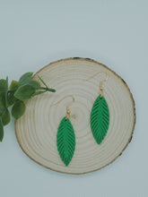 Load image into Gallery viewer, Small Leaf Earrings
