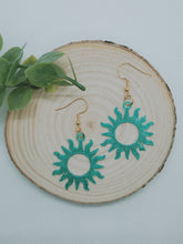 Load image into Gallery viewer, Sun Symbol Earrings
