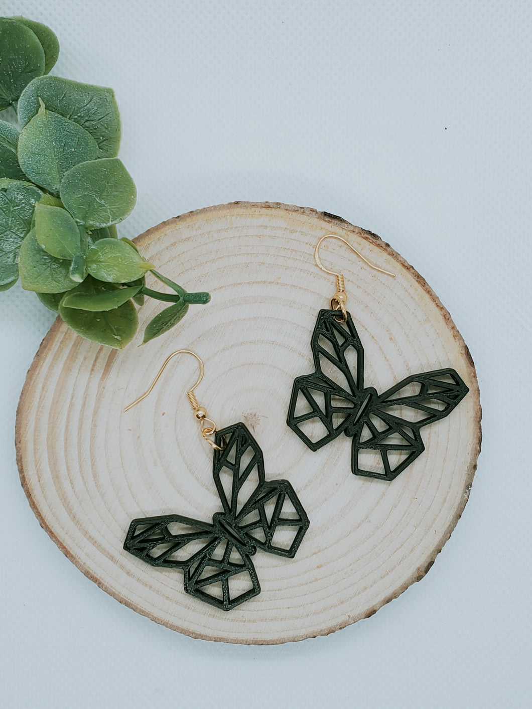 Geometric Butterfly Earrings