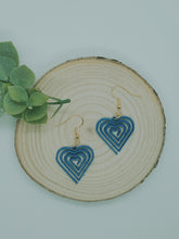 Load image into Gallery viewer, Spiral Heart Earrings
